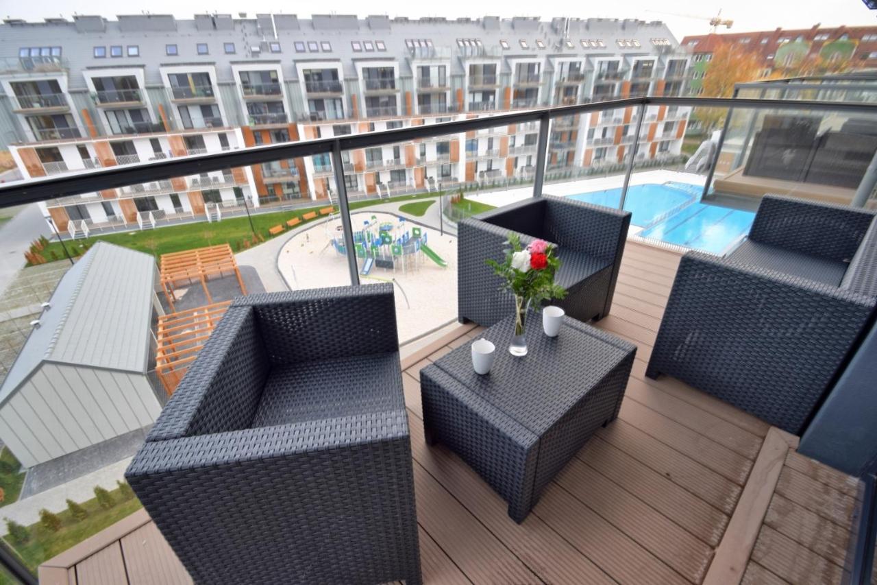 Apartament Z Widokiem, Osiedle Feniks Kołobrzeg Eksteriør billede